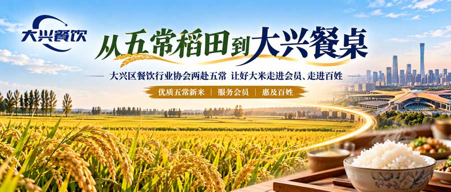 从五常稻田到大兴餐桌 —— 大兴区餐饮行业协会两赴五常，让好大米真正走进会员、走进百姓